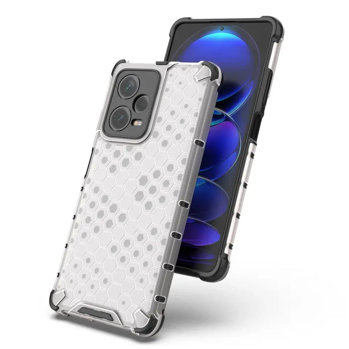 Honeycomb case for Xiaomi Redmi Note 12 Pro+ armored hybrid cover blue - Cell phone cases and covers<<<HurtelXML
