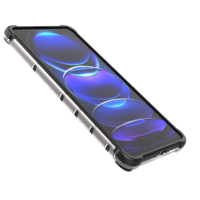 Honeycomb case for Xiaomi Redmi Note 12 Pro+ armored hybrid cover black - Cell phone cases and covers<<<HurtelXML