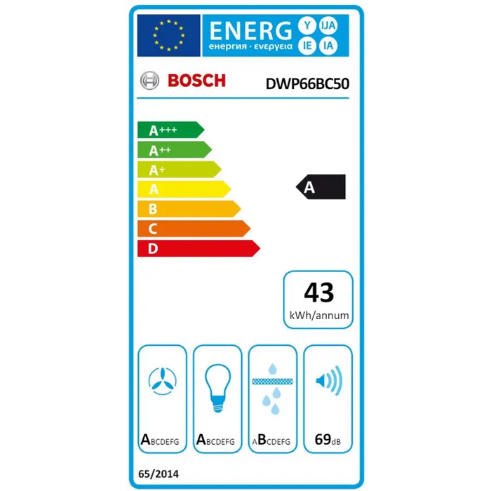 Hood Bosch DWP66BC50 - Аспиратори<<<BOSCH аспиратори<<<BOSCH<<<PolyComp&&&Абсорбатори Стенен монтаж<<<Абсорбатори за