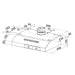 Hood DeLonghi DCH 6 W EC - Абсорбатори<<<Домакински електроуреди<<<ZoraSite