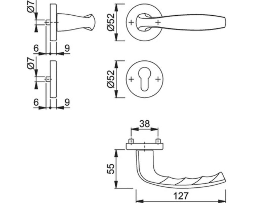 INTESA NEW YORK DOOR HANDLE