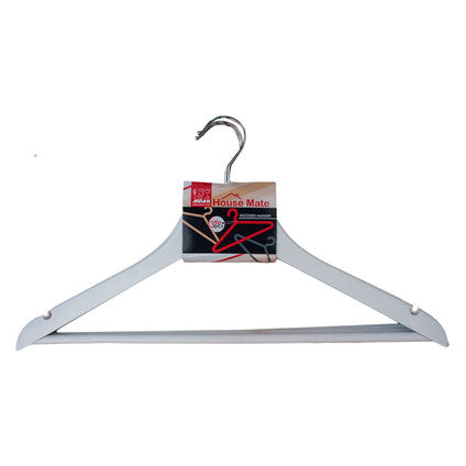 WOODEN CLOTHES HANGERS 3PCS HORECANO (P 66/WHITE)