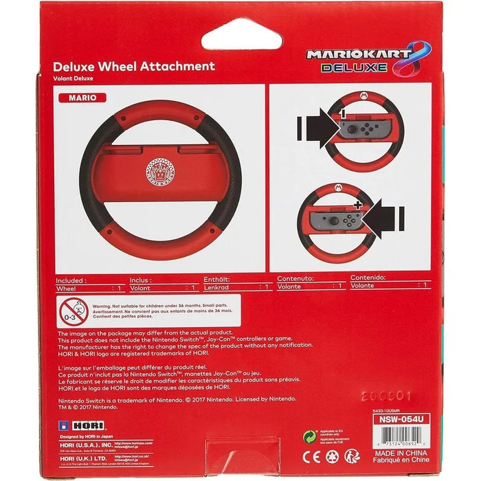 Console - accessory HORI Mario Kart 8 Deluxe WHEEL - MARIO (NSW)