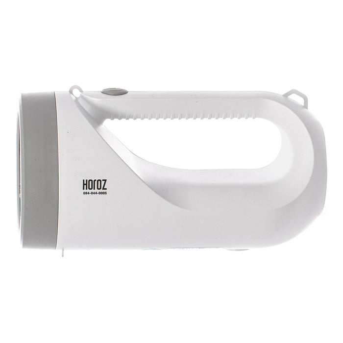 BATTERY-OPERATED LED FLASHLIGHT 5W IP20 WHITE HOROZ