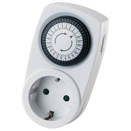 MECHANICAL TIMER WITH PLUG 24 H HOROZ