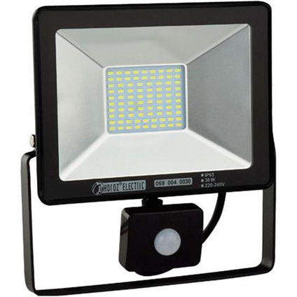 LED SPOTLIGHT WITH SENSOR 30W 6400K IP65 HOROZ PUMA