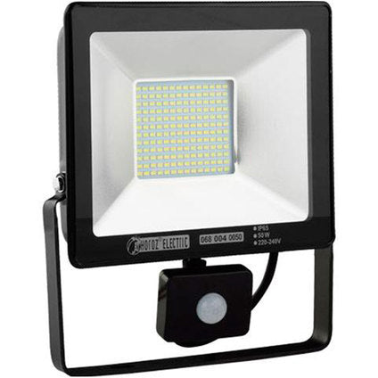 LED SPOTLIGHT WITH SENSOR 50W 6400K IP65 HOROZ PUMA