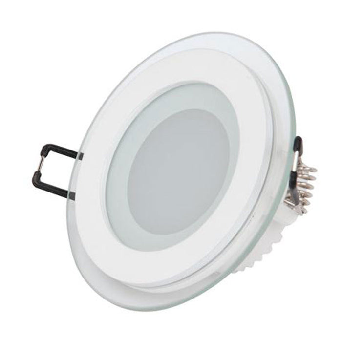LED PANEL ROUND GLASS 6W SMD 4200K Ф96MM HOROZ CLARA