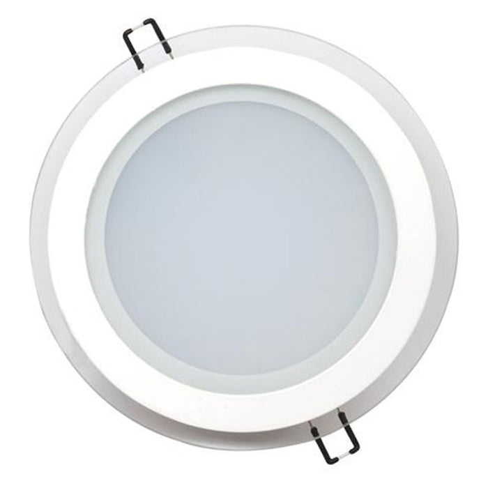 LED PANEL ROUND GLASS 15W SMD 6400K Ф200MM HOROZ CLARA