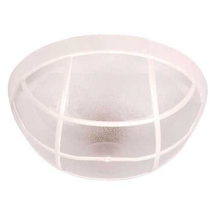 CEILING LIGHT AQUA OPAK IP54 E27 D20CM WHITE HOROZ
