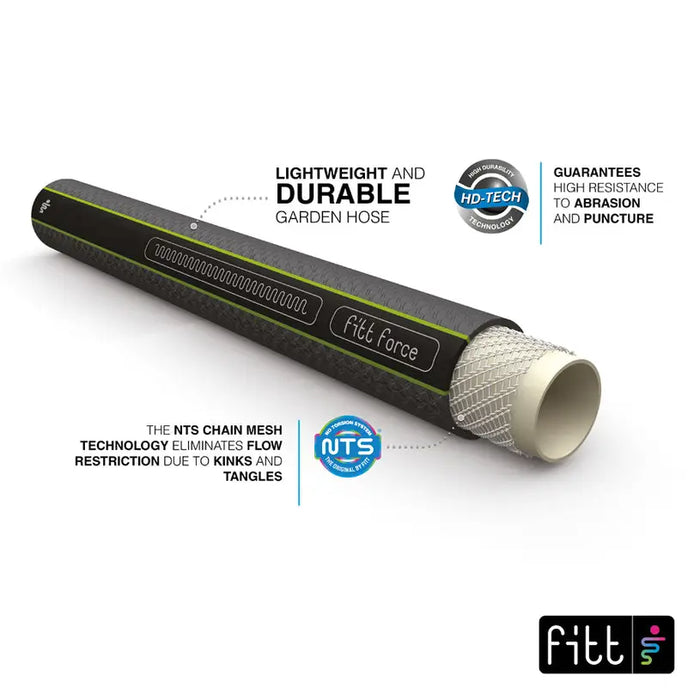HOSE 20M 1/2’’ FITT FORCE - Маркучи напояване<<<Напояване<<<Градина<<<Praktiker