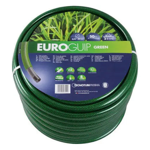 HOSE 50M 3/4’’ EUROGUIP GREEN - Маркучи напояване<<<Напояване<<<Градина<<<Praktiker&&&Маркучи<<<Поливане / Напояване