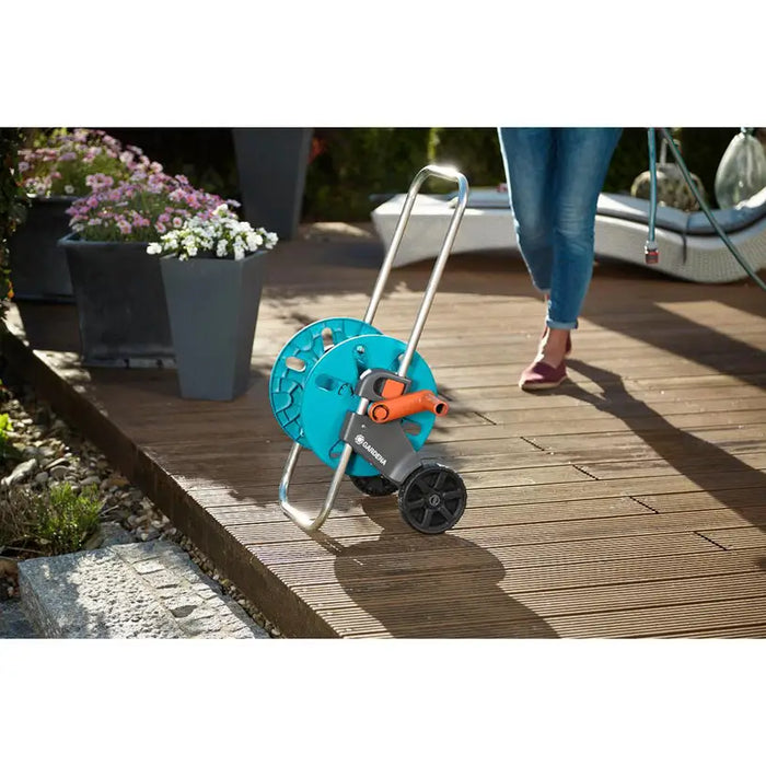 HOSE CART AQUAROLL S 1/2’’-40M 3/4’’-25M GARDENA 18500-20 - Макари и колички<<<Напояване<<<Градина<<<Praktiker&&&Макари