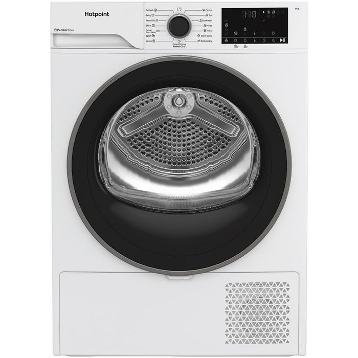 Dryer Hotpoint-Ariston C HD 84M WBS EE , 8 kg, C , White
