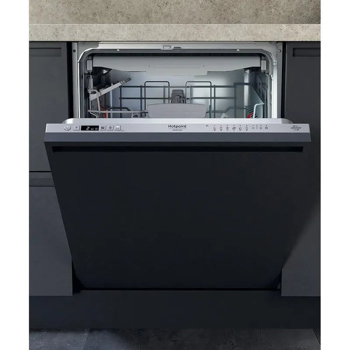 Built-in dishwasher Hotpoint-Ariston HA4IFD14B, 14 place settings, D