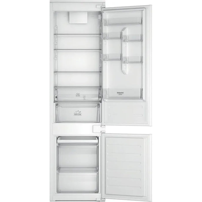 Built-in refrigerator with freezer Hotpoint-Ariston HAC20D011A1*** , 300 l, E , LowFrost , White , Yes