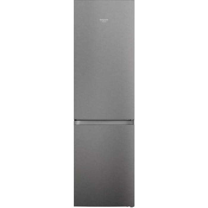 Refrigerator with freezer Hotpoint-Ariston HAFC9 TI32SX, 369 l, E, No Frost, Stainless steel