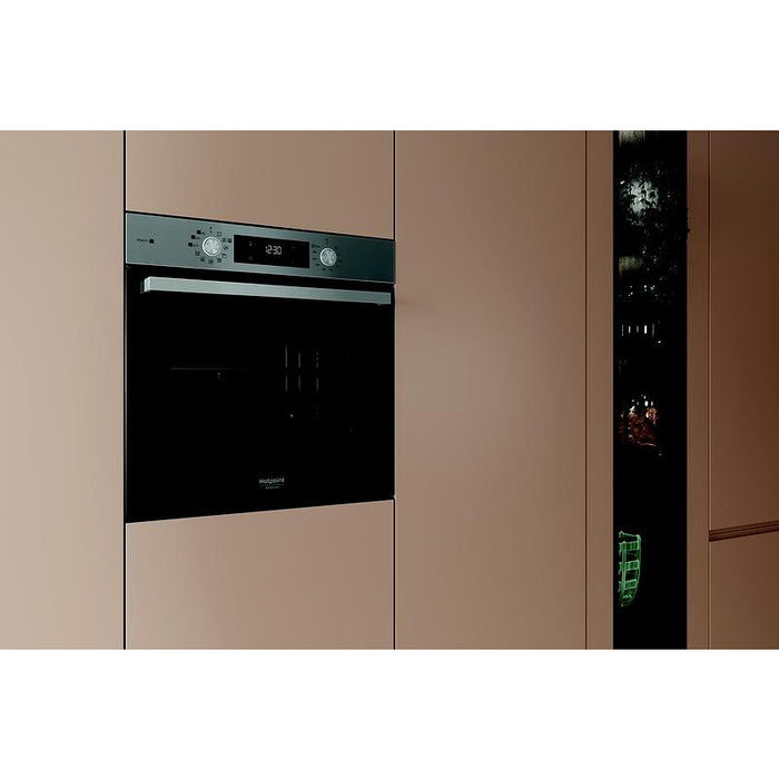 Built-in oven Hotpoint-Ariston HAO 3K58HSU1 X. , 71 , Hydrolitic , Push buttons , A+