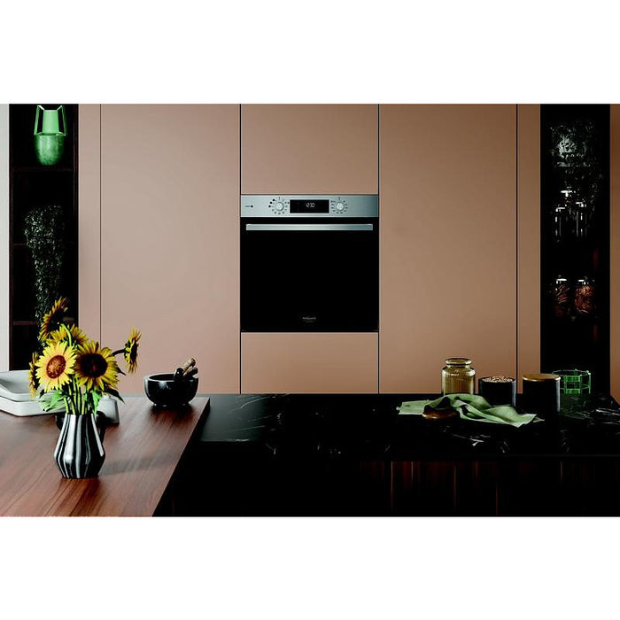 Built-in oven Hotpoint-Ariston HAO3 K58HSU1 X. , 71 , Hydrolitic , Push buttons , A+