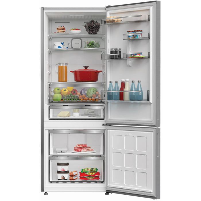 Refrigerator with freezer Hotpoint-Ariston HPAK2 6472 XP4E, 475 l, E, No Frost, Stainless steel