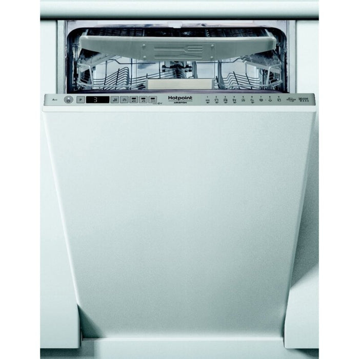 Built-in dishwasher Hotpoint-Ariston HSIO 3O23 WFE, 10 sets, E, 450 W, mm