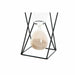 Hourglass DKD Home Decor Black Amber Terracotta 14 x 14 x 19 cm - Декорация и Осветление<<<Дом Градина<<<BigBuy&&&Други