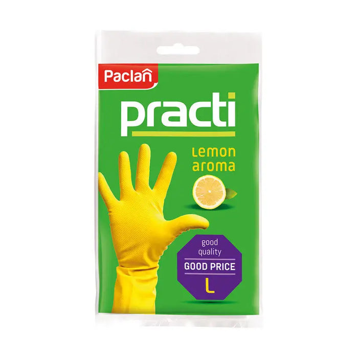 HOUSEHOLD GLOVES L SIZE PACLAN - Продукти за почистване<<<Домашни потреби<<<Кухня<<<Praktiker