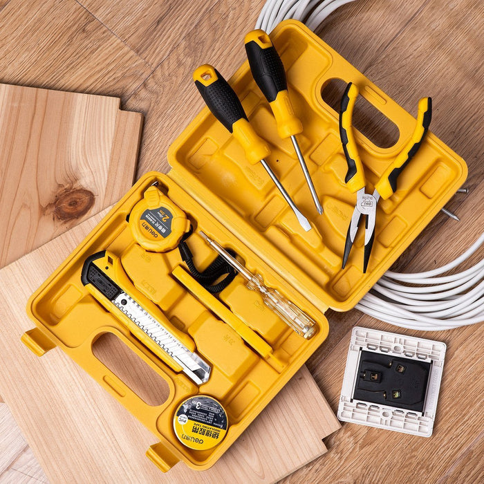 Household Tool Set 8 pcs Deli Tools EDL1008J - Toolkits<<<Tools<<<InnproXML