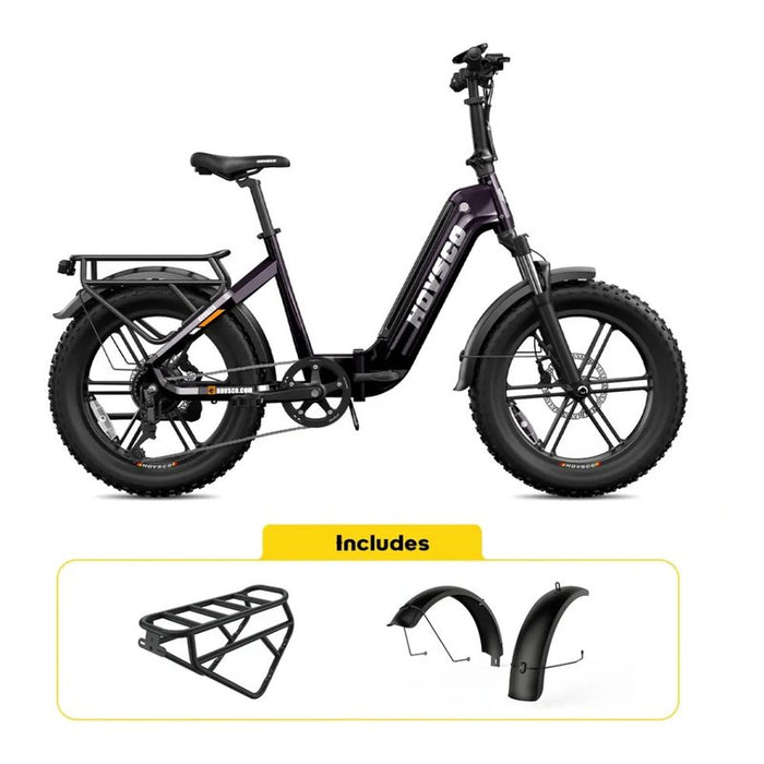 Electric bike Hovsco HovBeta Dark GREY, 20 degrees