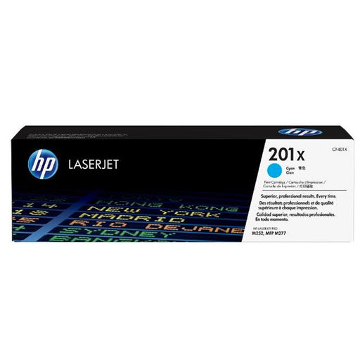 HP 201X High Capacity Cyan Original LaserJet Toner Cartridge (CF401X) - LaserJet Consumables<<<HP