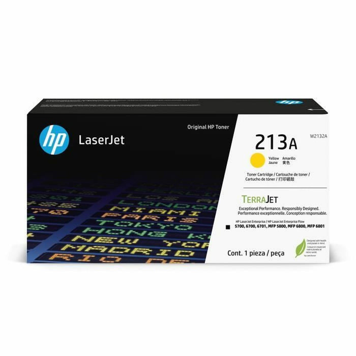 HP 213A Yellow Original LaserJet Toner Cartridge - LaserJet Consumables<<<HP