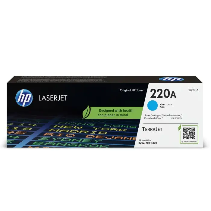 HP 220A Cyan Original LaserJet Toner Cartridge - Тонери<<<Консумативи - Лазер<<<Печат Сканиране и Консумативи<<<ALSO
