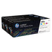 HP 305A original Toner cartridge CF370AM cyan magenta yellow standard capacity 2.600 pages 3-pack