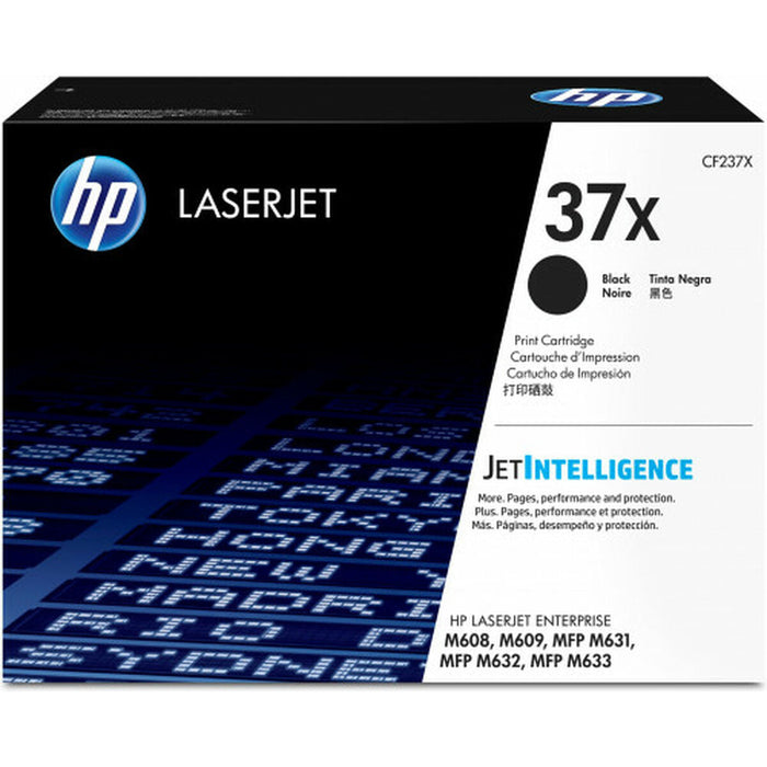 HP 37X High Yield Black Original LaserJet Toner Cartridge (CF237X) - LaserJet Consumables<<<HP