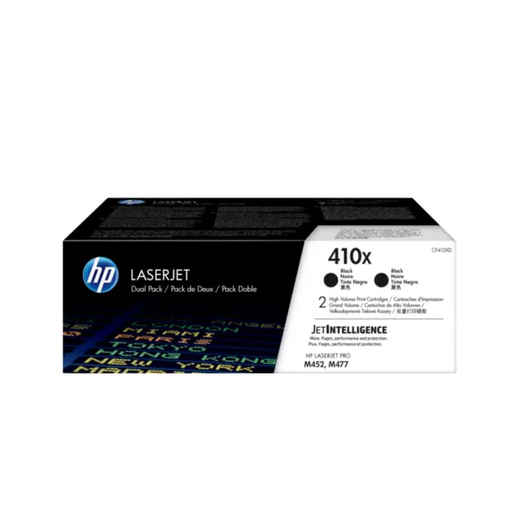 HP 410X original LaserJet Toner Cartidge CF410XD Black High Yield 2-pack - Тонери<<<Консумативи - Лазер<<<Печат