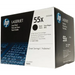 HP 55X Black Dual Pack LaserJet Toner Cartridges - LaserJet Consumables<<<HP