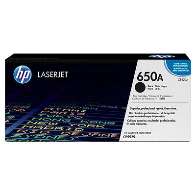 HP 650A Black LaserJet Toner Cartridge - LaserJet Consumables<<<HP консумативи<<<HP<<<PolyComp&&&Тонери<<<Консумативи