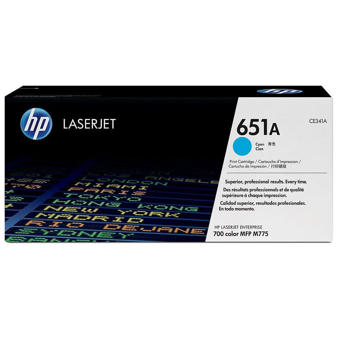 HP 651A original Toner cartridge CE341A cyan standard capacity 16.000 pages 1-pack - Тонери<<<Консумативи