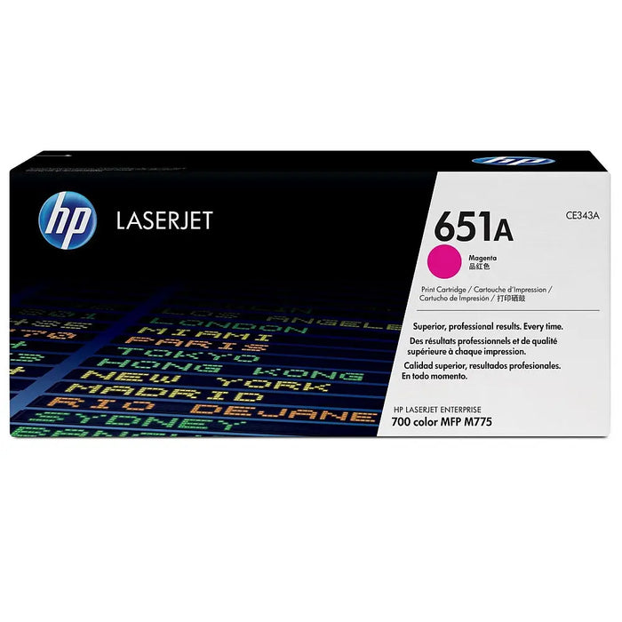 HP 651A original Toner cartridge CE343A magenta standard capacity 16.000 pages 1-pack - Тонери<<<Консумативи