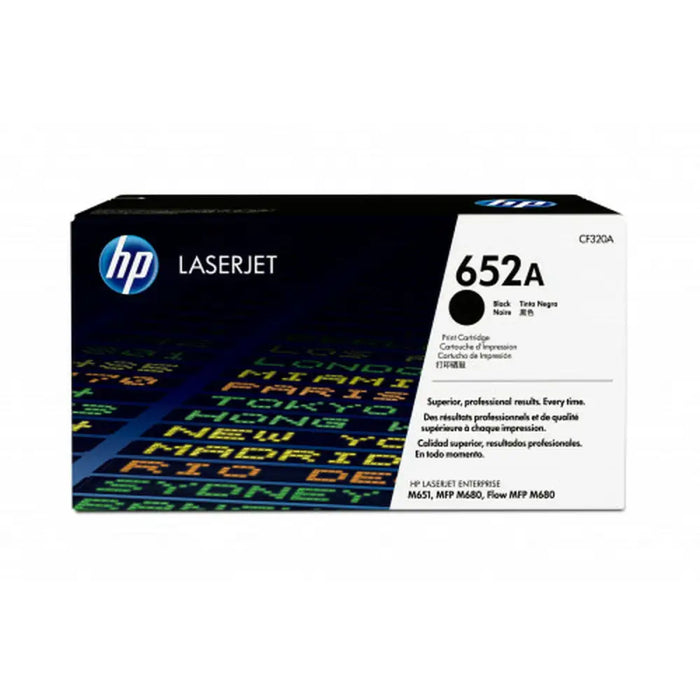 HP 652A Black Original LaserJet Toner Cartridge - LaserJet Consumables<<<HP