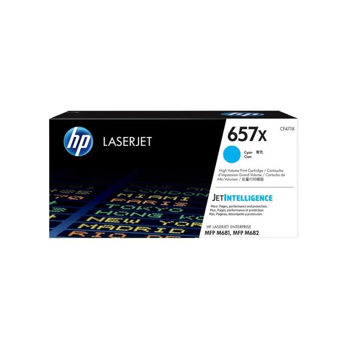 HP 657X original LaserJet Toner cartridge CF471X Cyan High Yield - Тонери<<<Консумативи - Лазер<<<Печат Сканиране и