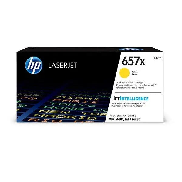 HP 657X original LaserJet Toner cartridge CF472X Yellow High Yield - Тонери<<<Консумативи - Лазер<<<Печат Сканиране и