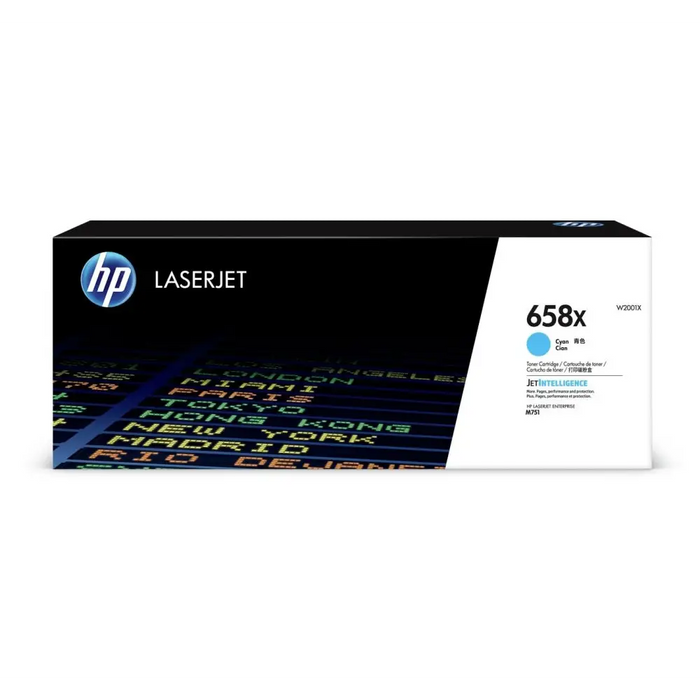 HP 658X Cyan LaserJet Toner Cartridge - Тонери<<<Консумативи - Лазер<<<Печат Сканиране и Консумативи<<<ALSO