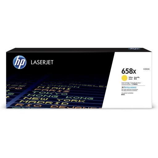 HP 658X Yellow LaserJet Toner Cartridge - Тонери<<<Консумативи - Лазер<<<Печат Сканиране и Консумативи<<<ALSO