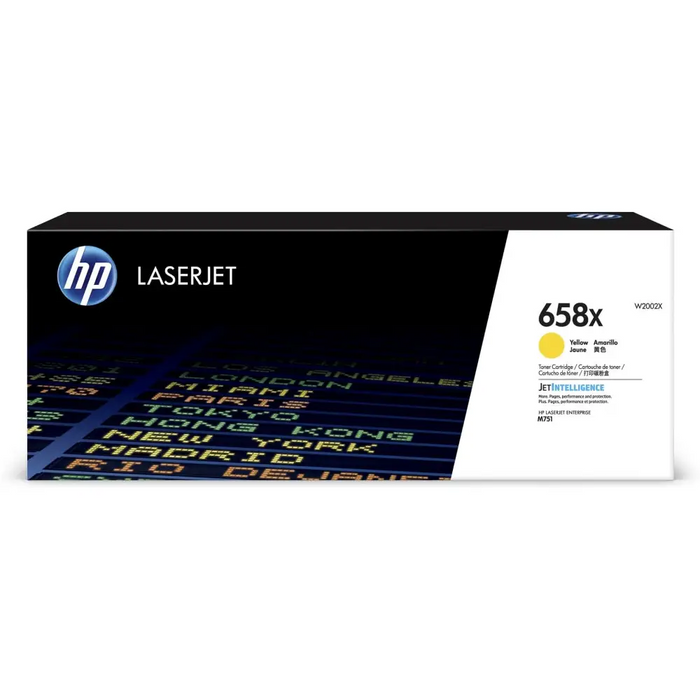 HP 658X Yellow LaserJet Toner Cartridge - Тонери<<<Консумативи - Лазер<<<Печат Сканиране и Консумативи<<<ALSO