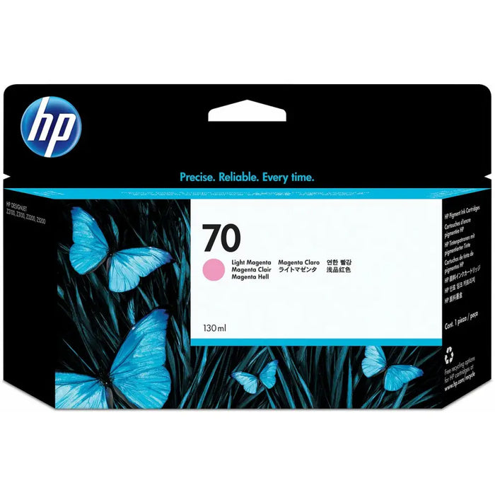 HP 70 130-ml Light Magenta Ink Cartridge - DesignJet Consumables<<<HP консумативи<<<HP<<<PolyComp&&&LFP мастила и LFP