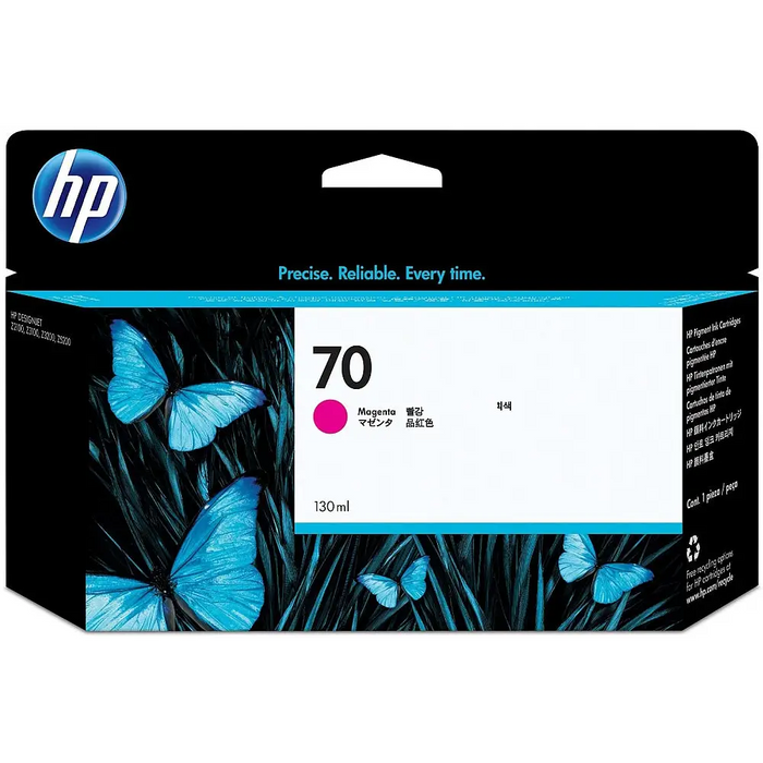 HP 70 130-ml Magenta Ink Cartridge - DesignJet Consumables<<<HP консумативи<<<HP<<<PolyComp&&&LFP мастила и LFP