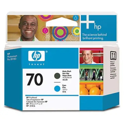 HP 70 Matte Black and Cyan Printhead - DesignJet Consumables<<<HP консумативи<<<HP<<<PolyComp&&&LFP мастила и LFP