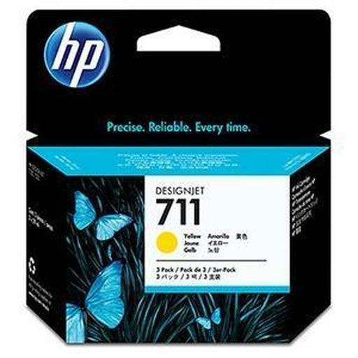 HP 711 3-pack 29-ml Yellow Ink Cartridges - DesignJet Consumables<<<HP консумативи<<<HP<<<PolyComp&&&LFP мастила и LFP