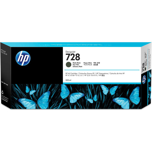 HP 728 300-ml Matte Black DesignJet Ink Cartridge - DesignJet Consumables<<<HP консумативи<<<HP<<<PolyComp&&&LFP